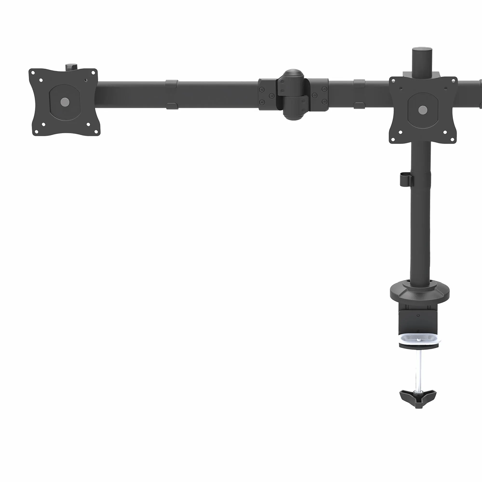 Startech.Com Desk Mount Triple Monitor Arm - 3 Vesa 27" Displays - Ergonomic Height Adjustable Articulating Pole Mount -