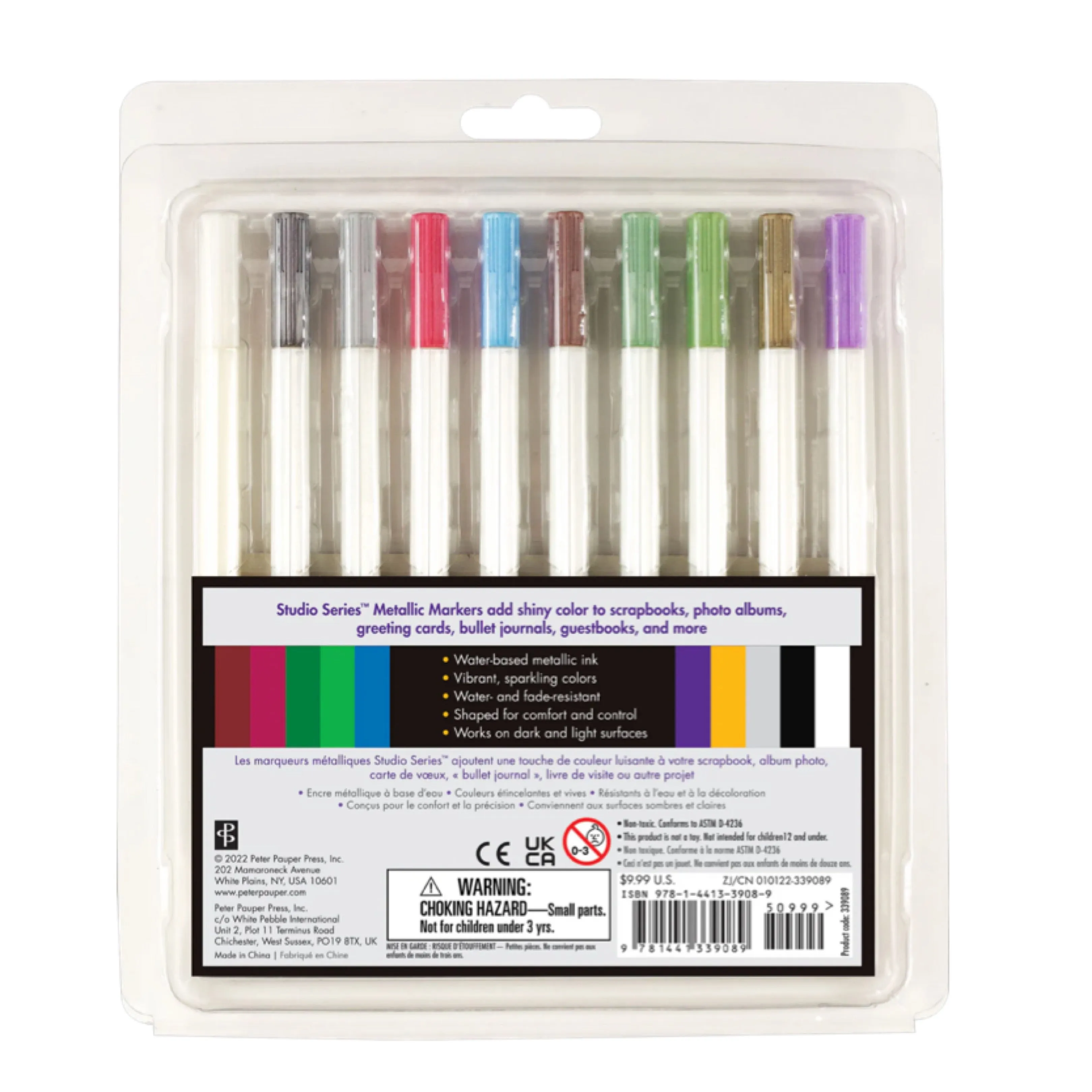 Studio Series Metallic Markers Set