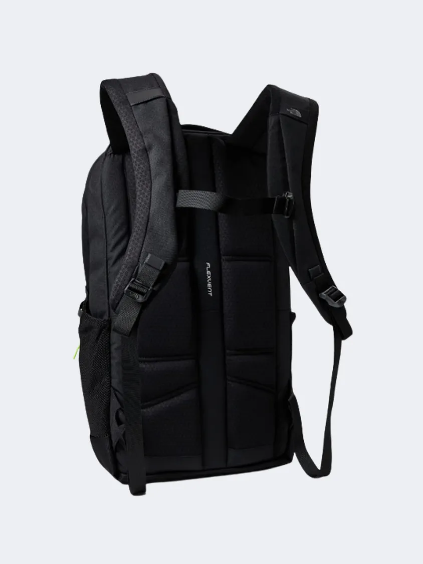The North Face Jester Backpack Unisex Hiking Bag Black/Lime