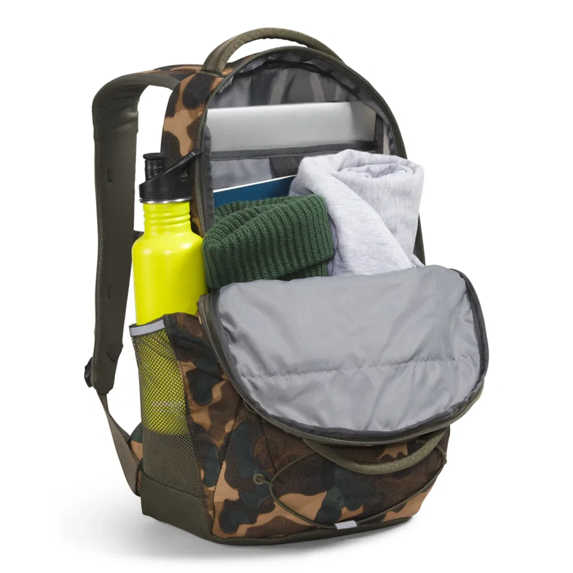 The North Face Jester Backpack Utility Brown Camo Texture Print/New Taupe Green NF0A3VXFO86