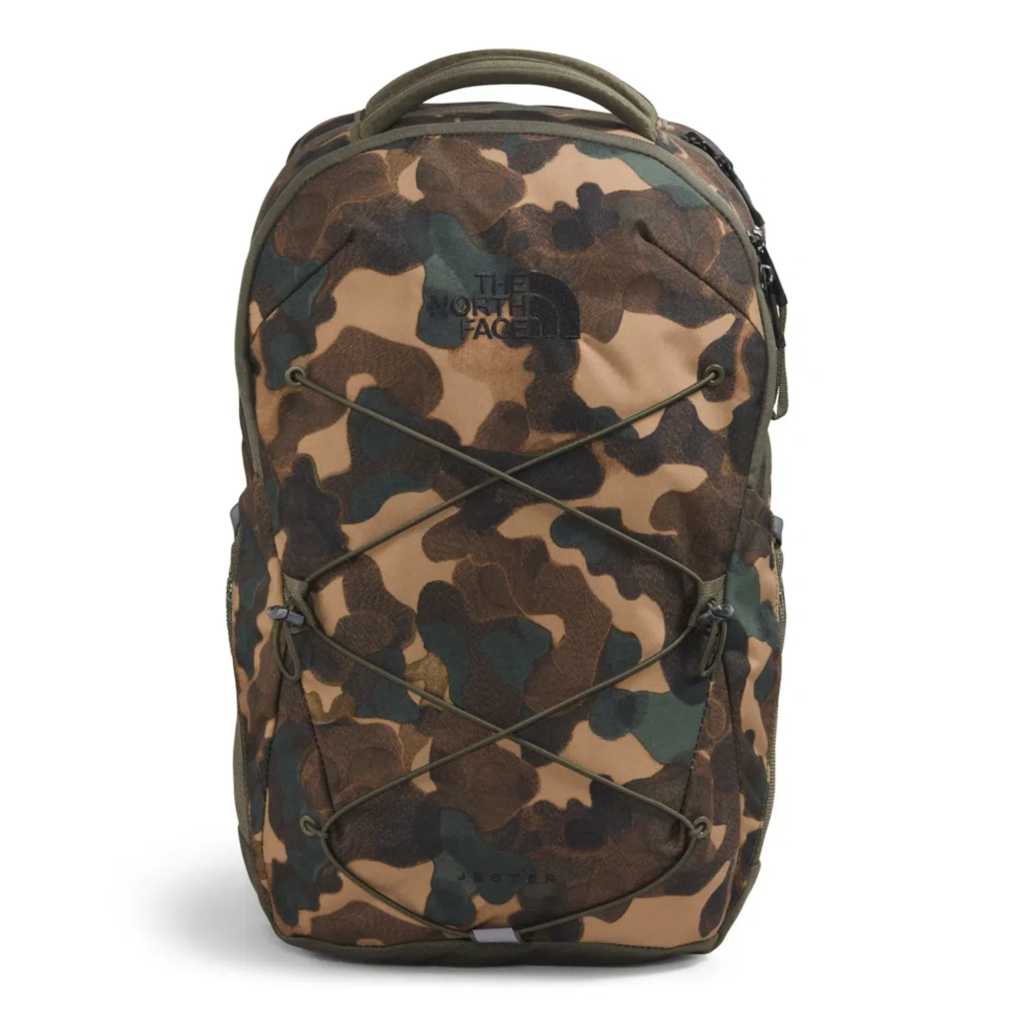 The North Face Jester Backpack Utility Brown Camo Texture Print/New Taupe Green NF0A3VXFO86
