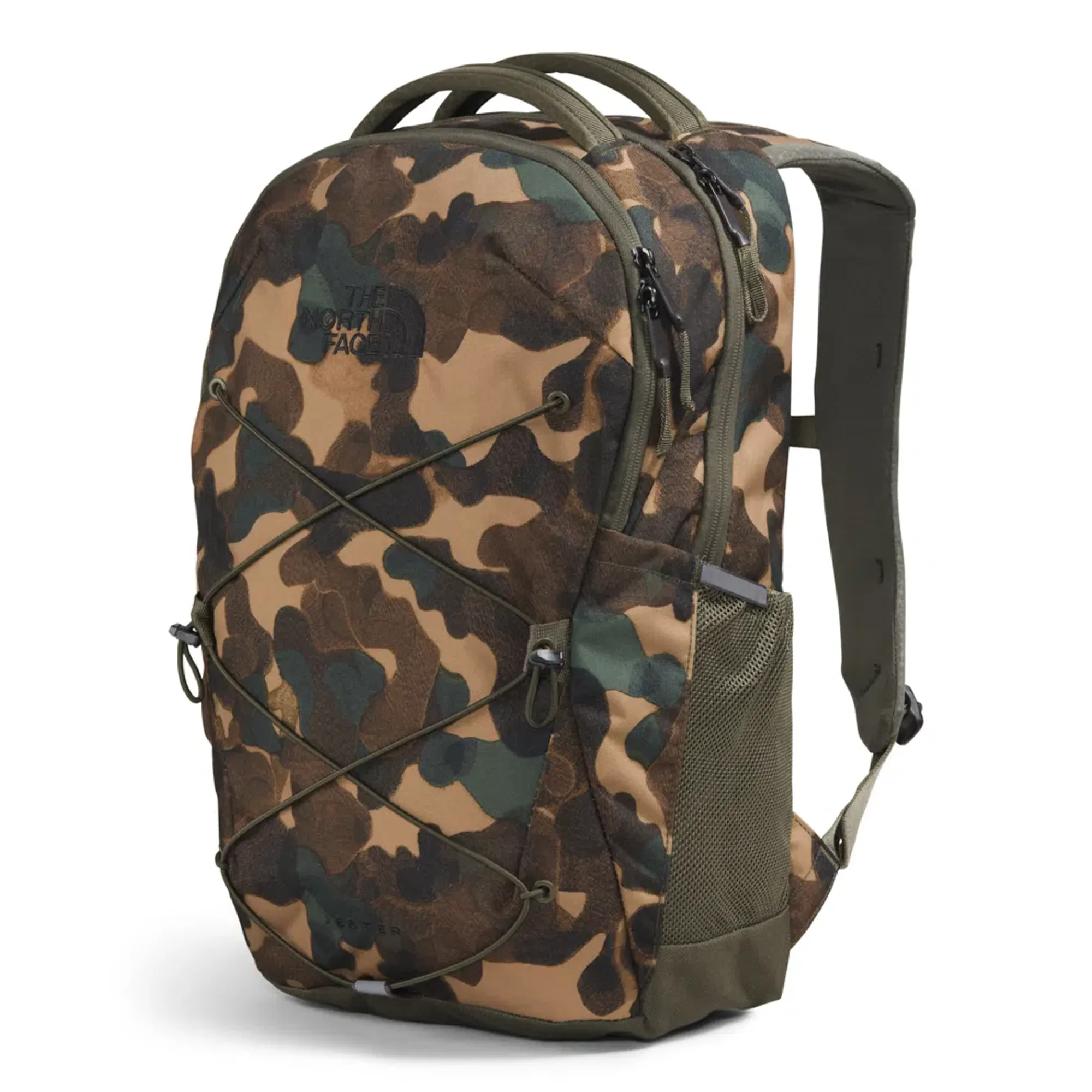 The North Face Jester Backpack Utility Brown Camo Texture Print/New Taupe Green NF0A3VXFO86