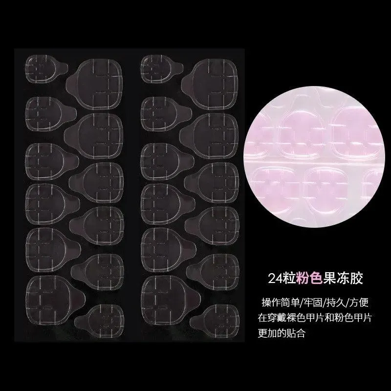 Transparent Nail Extension Adhesive Tapes: Seamless Press-On Bond