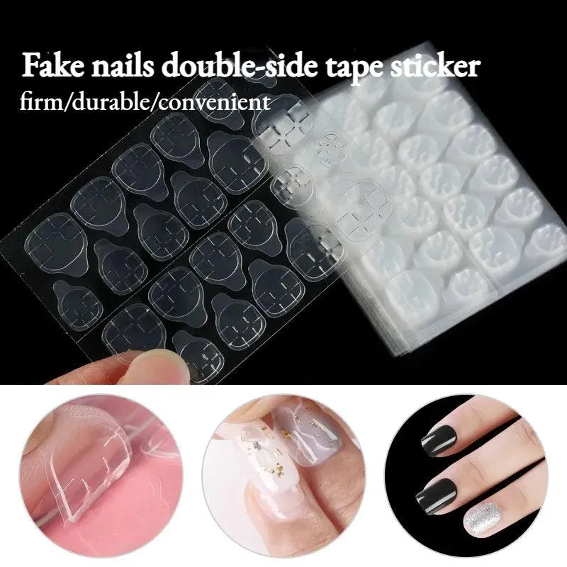 Transparent Nail Extension Adhesive Tapes: Seamless Press-On Bond