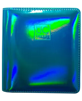 UberChic Beauty - Teal Holographic Nail Stamp Storage Binder