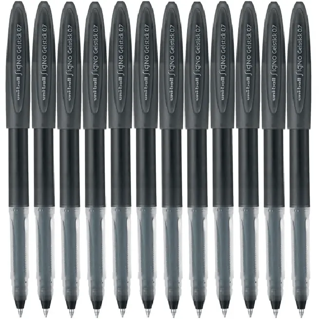 Uni-Ball UM170 Signo Gelstick Rollerball Pen 0.7mm Black Box 12