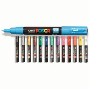 UNI POSCA PC-1M Superfine Advertising Pen Graffiti Pen High Gloss Pen Acrylic Marker Pen
