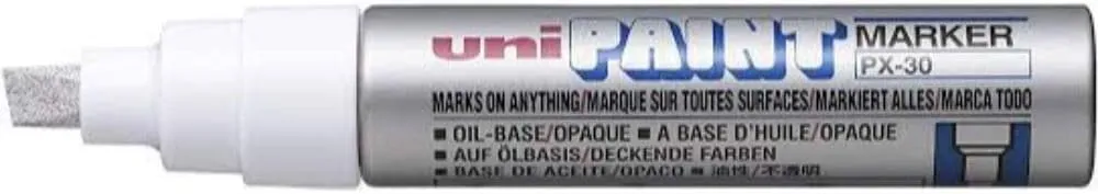Uni PX30 Paint Marker Chisel tip Silver