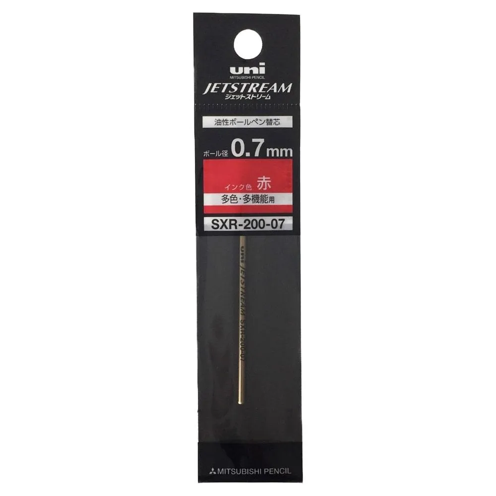 UNI SXR-200 JETSTREAM PRIME 0.5mm 0.7mm Metal Ballpoint Pen Refill Black Red Blue