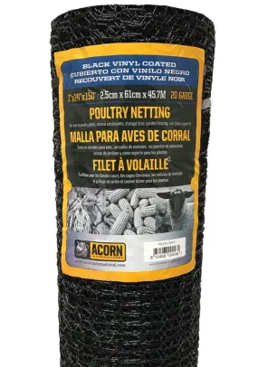 VINYL COATED POULTRY NETTING • 1" • 18" X 150'