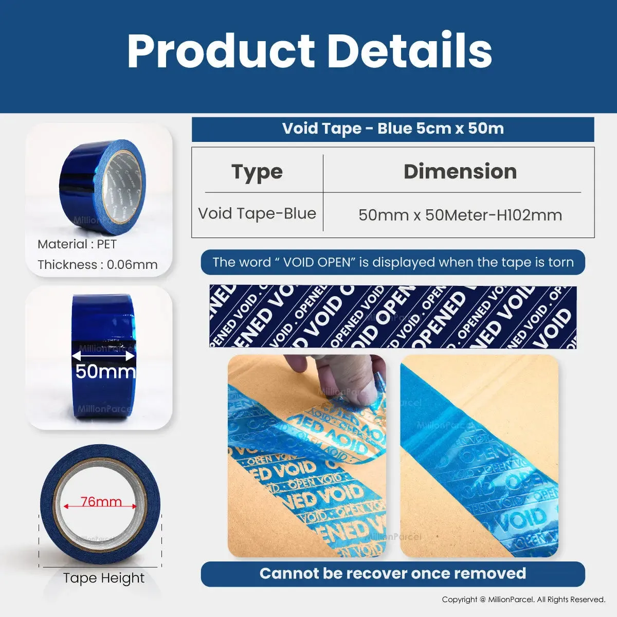 Warranty Void Tape | Void Sticker | Seal Sticker