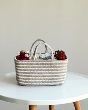 Washable Cotton Storage Basket | 9 x 5 x 5 inches