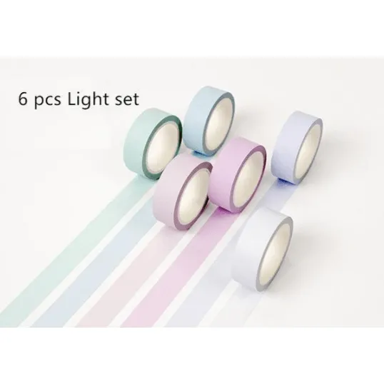 Washi Tape Set - Pastel