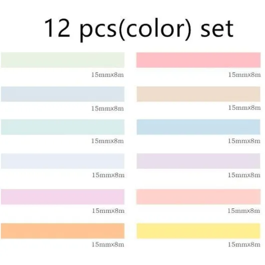 Washi Tape Set - Pastel