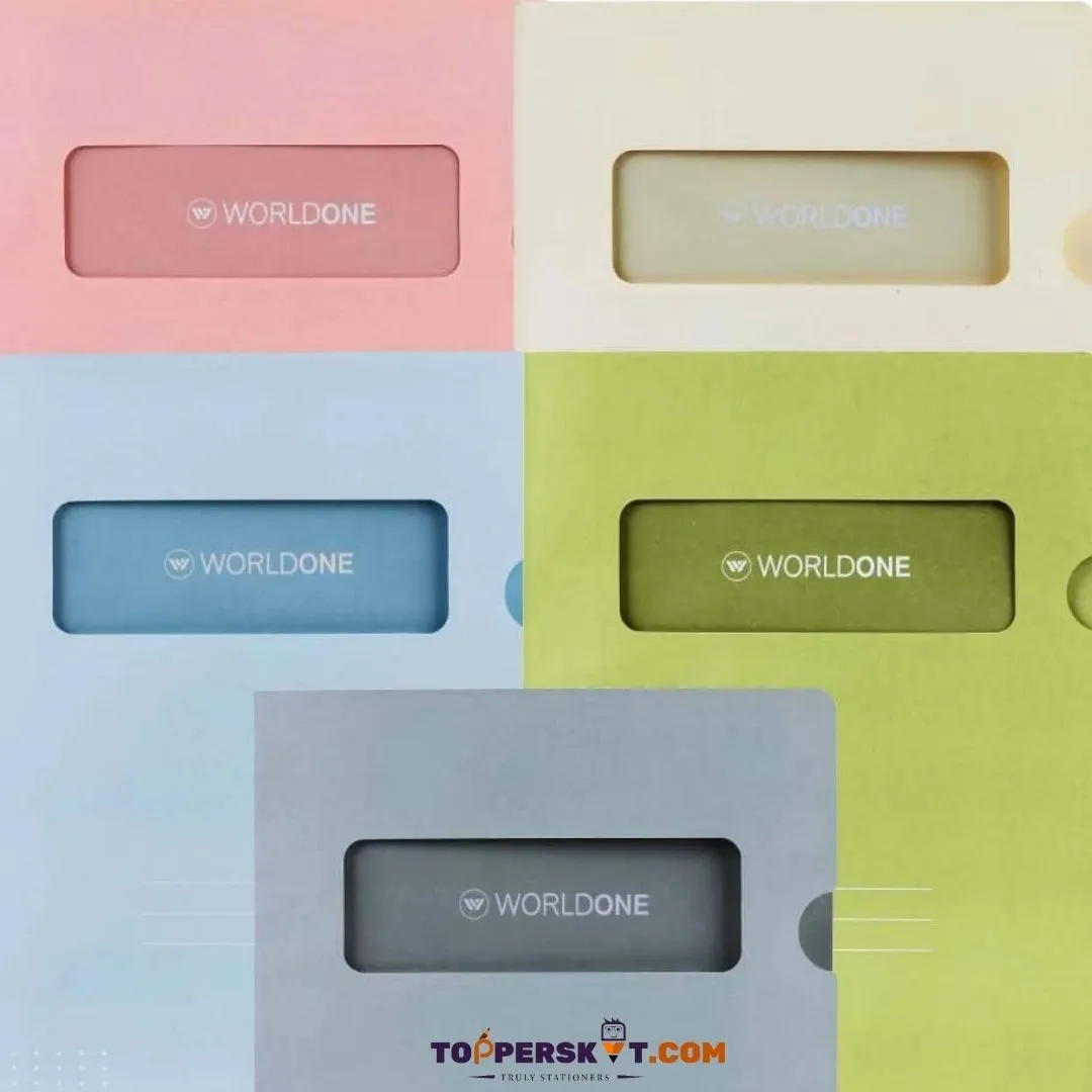 WorldOne L Folder - Assorted ( Set of 10 )